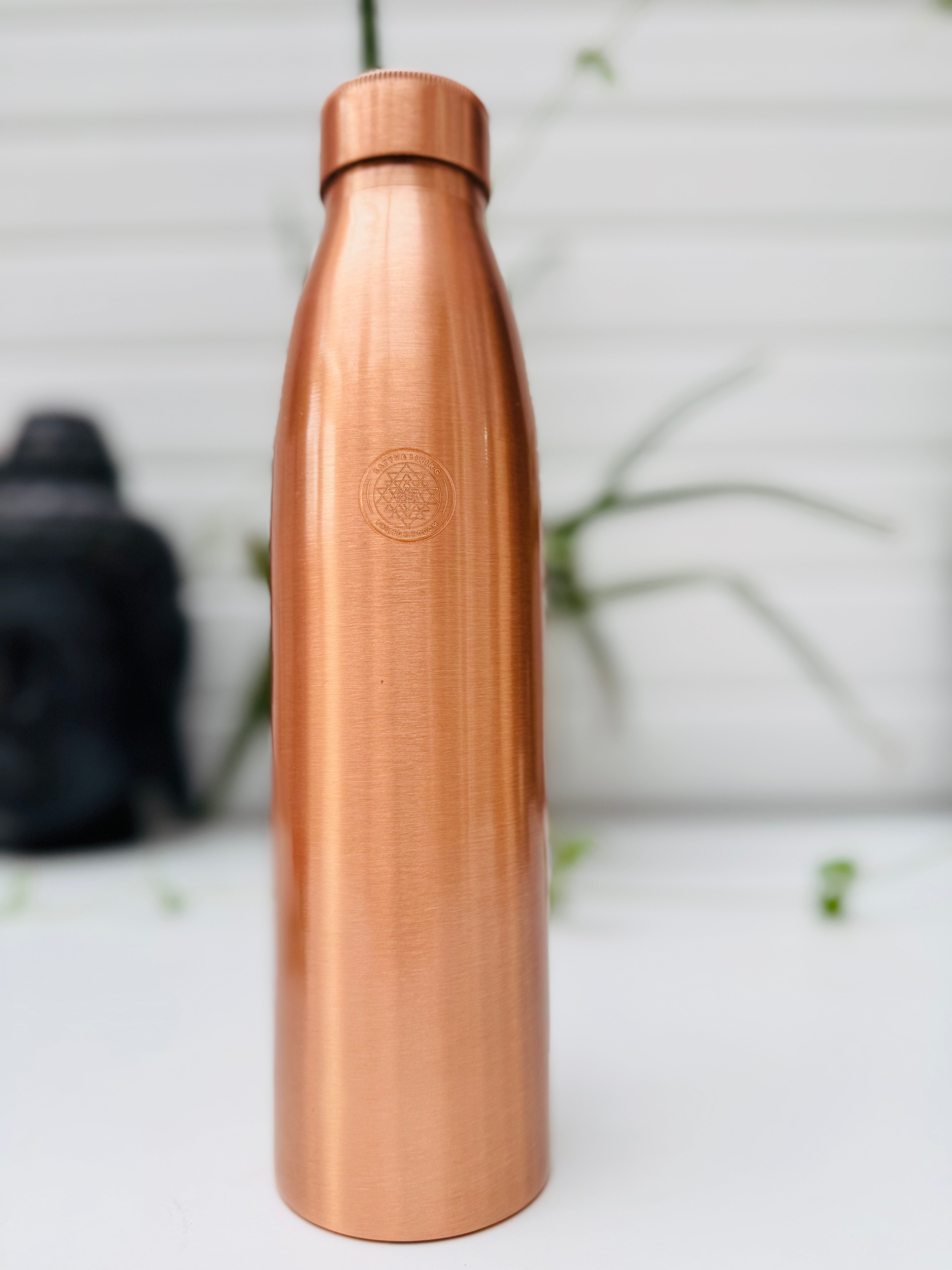 Pure Copper Bottle- Streamline - 1000ml