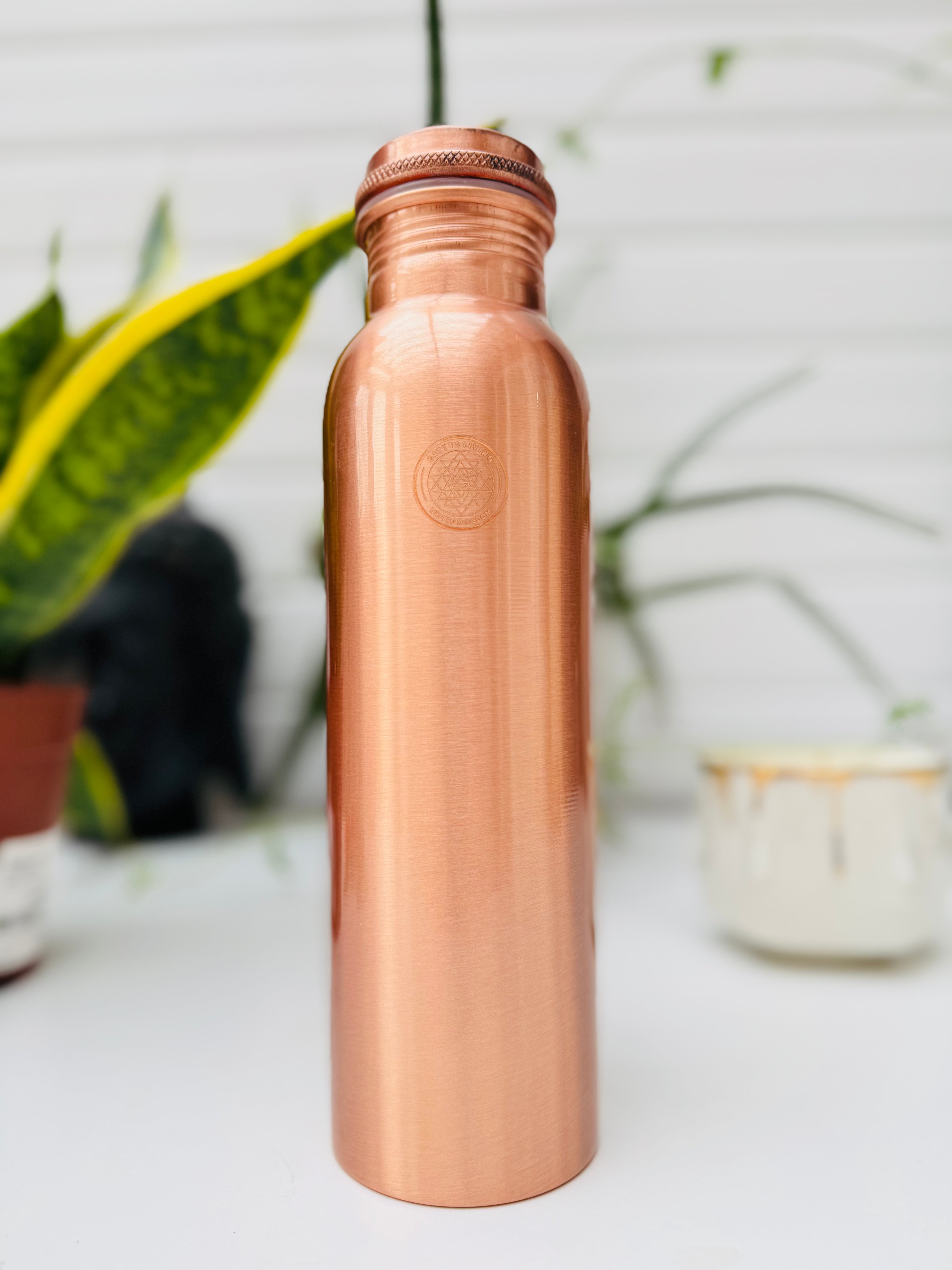 Pure Copper Bottle- Matt Essential - 1000 ml