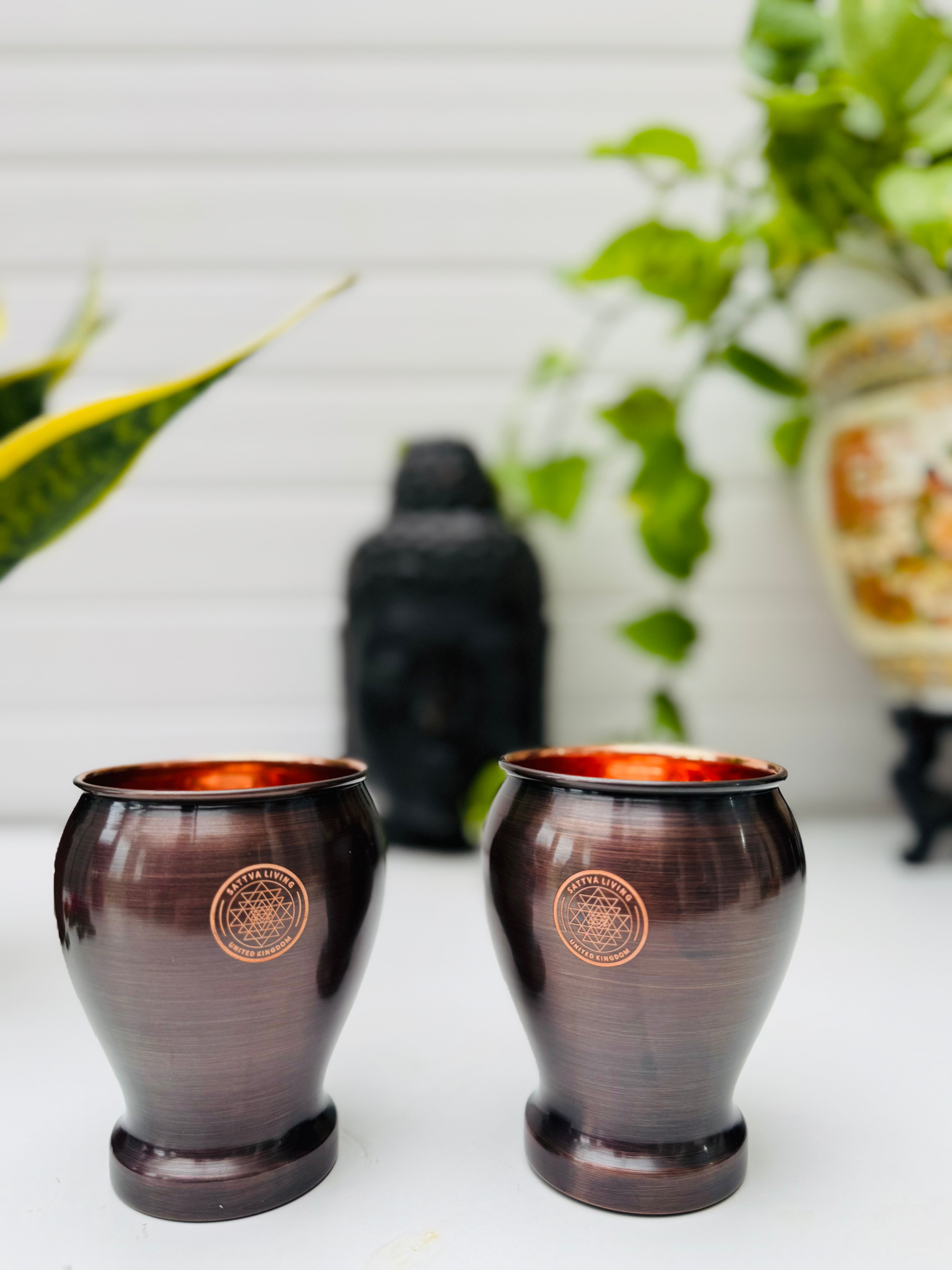 Copper Glass- Exclusive Copper -300 ml- Set of 2