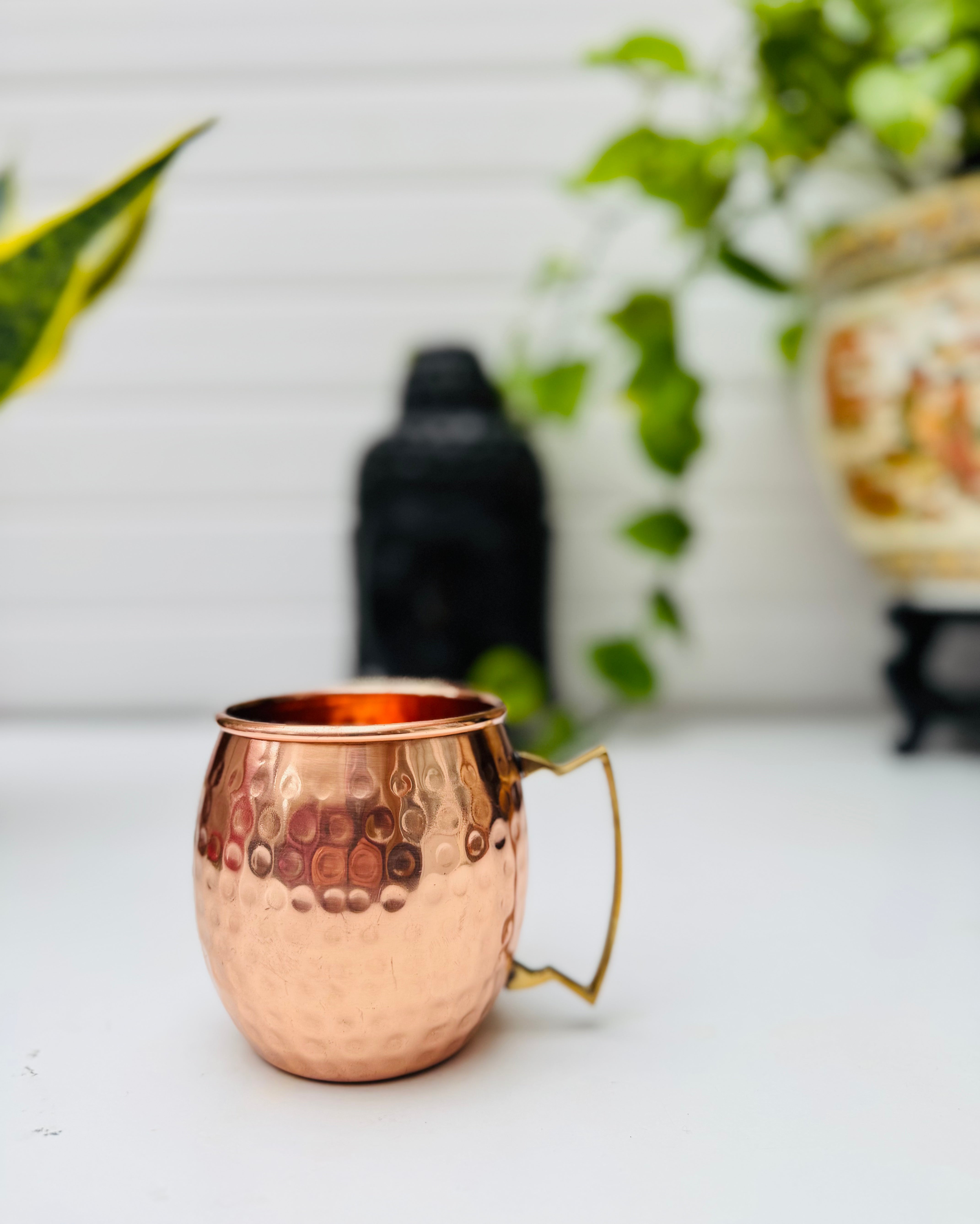 Mugs - Brass handle- HAMMER - 500 ml