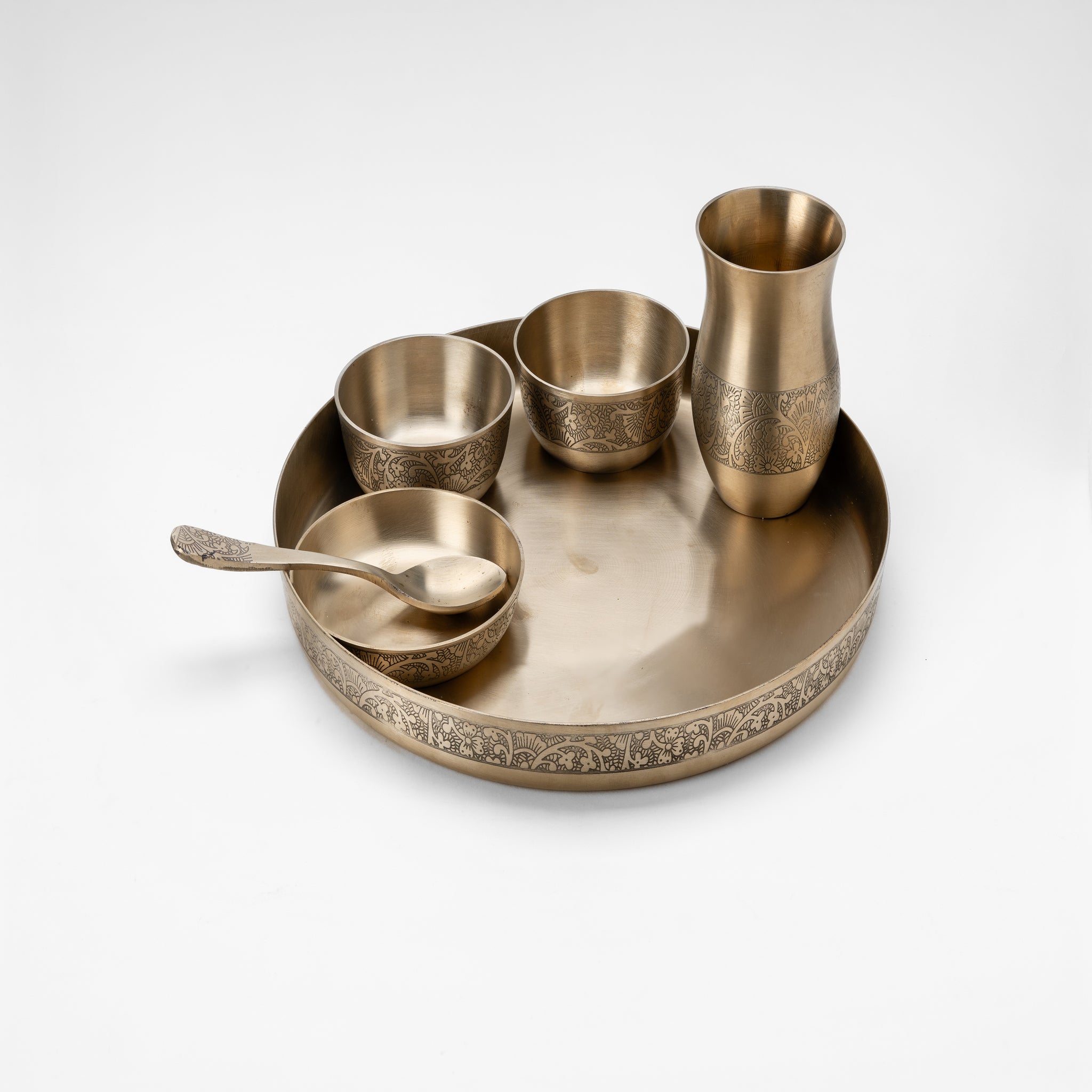 Kansa - Bronze Dinner set Rajwadi