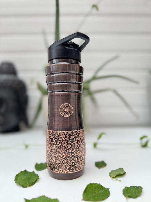 Pure Copper Bottle with Sipper Pro Gym- Go Getter