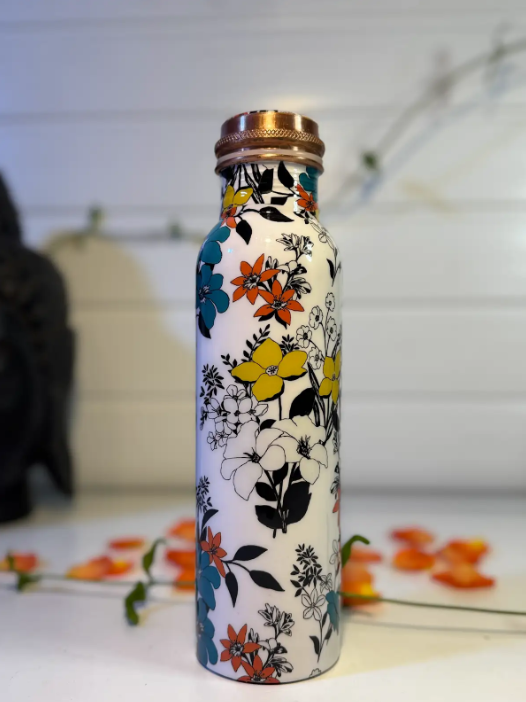 Pure CopperBottle- Spring Bloom- 1000 ml