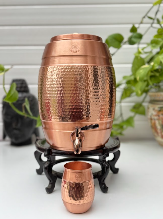 Sattva Classic Copper hammered water Dispenser
