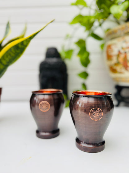 Copper Glass- Exclusive Copper -300 ml- Set of 2