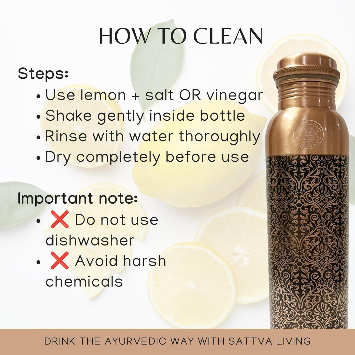 Royal Filigree Pure Copper Water Bottle | 100% Genuine Copper | Ornate Engraved Design | Leak-Proof Screw Cap | Ayurvedic Wellness | 1 Litre