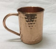 Copper Hammer Straight Mug with Copper Handle